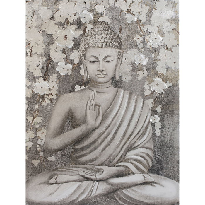 DKD Home Decor Set de 2 Cuadros de Lienzo Buda Gel 60x80 cm