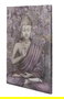 DKD Home Decor Cuadro Oriental Buda Dorado Granate Lienzo Pino 2.7 x 80 x 60 cm (2 Unidades)
