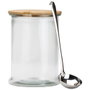 Saveur et Degustation Ponchera de Cristal 5 L con Tapa de Madera y Cucharón