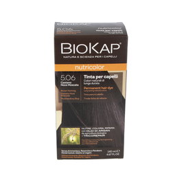 BIOKAP Tinte Coper Brown 140Ml Castaño Nuez Moscada - 5.06, Coloración con Proteínas Vegetales para Cubrir Canas