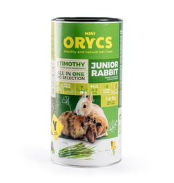 ORYCS Alimento Conejos Enanos Junior 1,4kg 14% Proteína 22% Fibra