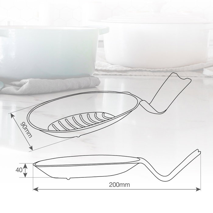 Vassary Soporte para cucharas de cocina - 12 unidades