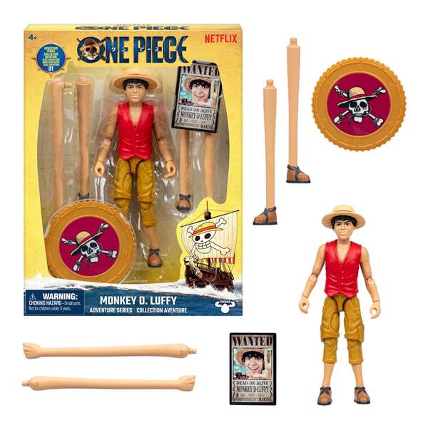 Figura articulada One Piece Monkey D. Luffy 15 cm - Idioma español