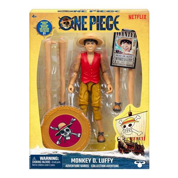 Figura articulada One Piece Monkey D. Luffy 15 cm - Idioma español