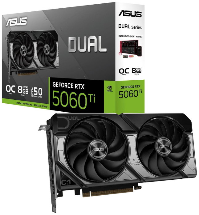 Asus Dual GeForce RTX 5060 Ti OC 8GB GDDR7