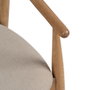 Ixia Silla Natural Tejido-Madera de Salón