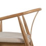 Ixia Silla Natural Tejido-Madera de Salón