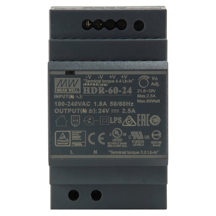 Level One POW-2421 Fuente de alimentación 24VDC 60W DIN-Schiene