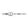 Zebra Cable USB 2.0 de USB A a Mini-USB B macho