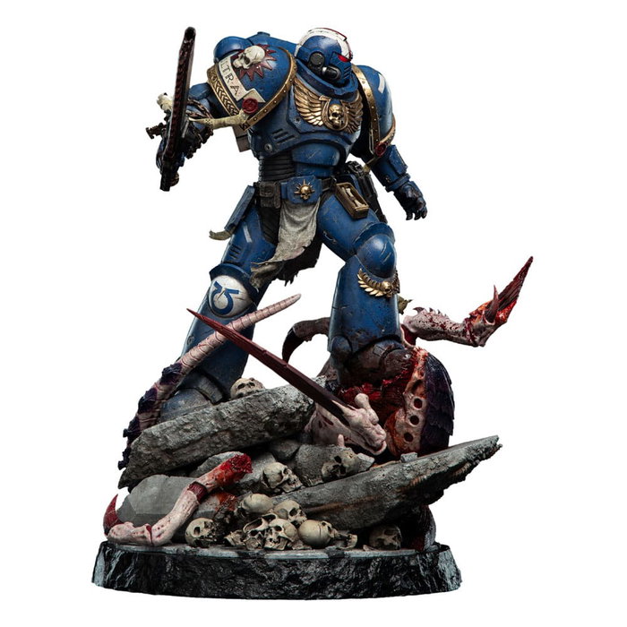 Warhammer 40,000: Space Marine 2 Estatua 1/6 Lieutenant Titus Battleline Edition 63 cm