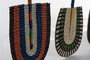 DKD Home Decor Decoración de Pared Seagrass Paipai Multicolor (Pack de 4)