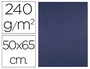 Liderpapel Cartulina 50x65 cm 240g/m2 Azul Zafiro Paquete de 25 Hojas
