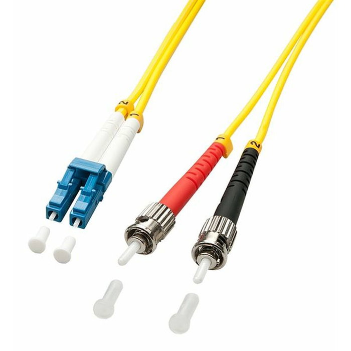 Lindy Cable de fibra óptica dúplex monomodo LC/ST, 2 m