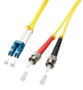Lindy Cable de fibra óptica dúplex monomodo LC/ST, 2 m