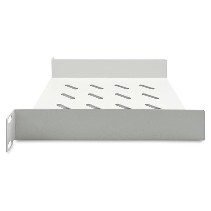 Digitus Estante 254 mm (10") 1U Gris RAL7035 Metálico para Rack 25 kg Acero
