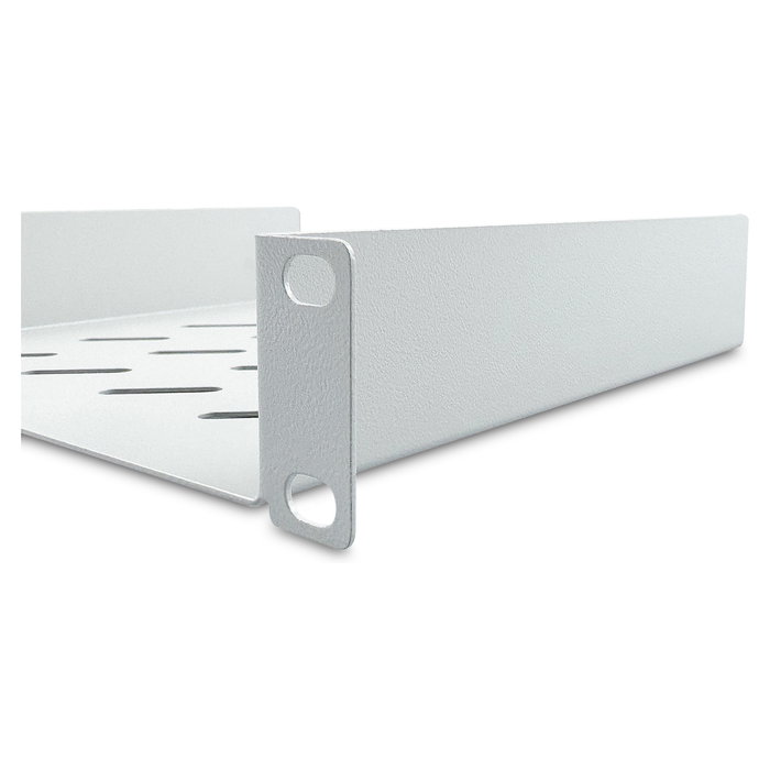 Digitus Estante 254 mm (10") 1U Gris RAL7035 Metálico para Rack 25 kg Acero
