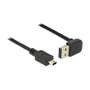 DeLOCK Cable USB 2.0 con conector Tipo-A angular y Mini-B, 0,5 m