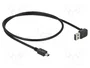 DeLOCK Cable USB 2.0 con conector Tipo-A angular y Mini-B, 0,5 m