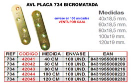 AVL Placa 734 Bicromatada
