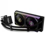 NOX Hummer M-240 LCD NXHUMMERM240LCDBK - Sistema de Refrigeración Líquida All-in-One con Pantalla LCD de 3.4' Magnética y ARGB, 240 mm, PWM, Compatible Intel y AMD (Negro)