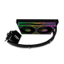 NOX Hummer M-240 LCD Kit RL Magnético ARGB Negro - Refrigeración Líquida AIO 240mm, Pantalla LCD Extraíble, 2 Ventiladores PWM 120mm, Compatible Intel/AMD, NXHUMMERM240LCDBK