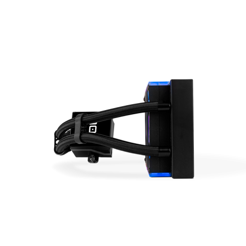 NOX Hummer M-240 LCD Kit RL Magnético ARGB Negro - Refrigeración Líquida AIO 240mm, Pantalla LCD Extraíble, 2 Ventiladores PWM 120mm, Compatible Intel/AMD, NXHUMMERM240LCDBK