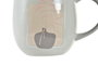 DKD Home Decor Tazas de Porcelana New Bone Mate Surtido de 2 Colores, 240ml