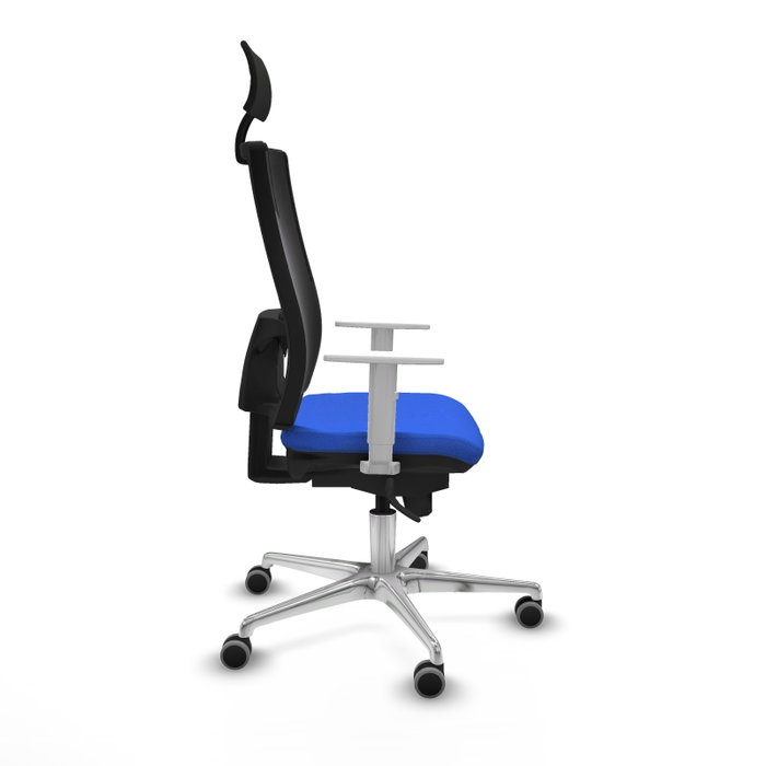 PIQUERAS Y CRESPO Silla de oficina Horna con mecanismo Sincro, Azul y Negro PIQUERAS Y CRESPO Silla de oficina Horna con mecanismo Sincro, Azul y Negro