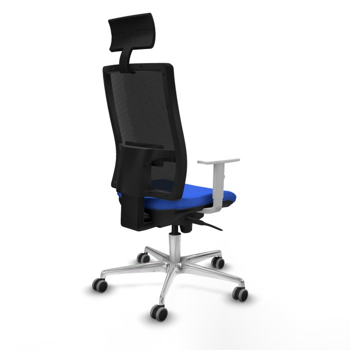 PIQUERAS Y CRESPO Silla de oficina Horna con mecanismo Sincro, Azul y Negro PIQUERAS Y CRESPO Silla de oficina Horna con mecanismo Sincro, Azul y Negro