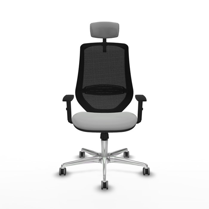 PIQUERAS Y CRESPO Silla de oficina Mardos con mecanismo Sincro, Gris claro y Negro PIQUERAS Y CRESPO Silla de oficina Mardos con mecanismo Sincro, Gris claro y Negro