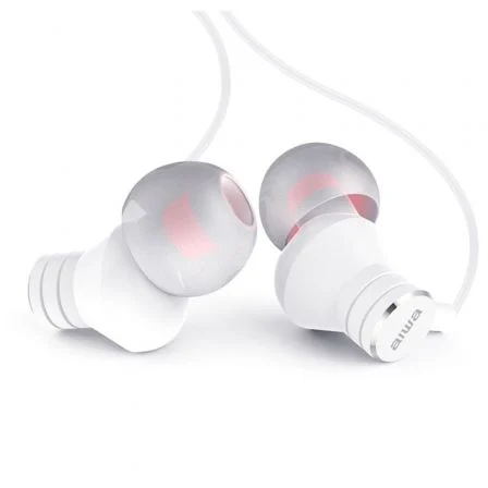 Aiwa Auriculares Intrauditivos ESTM-50 USB-C con Micrófono, Blanco