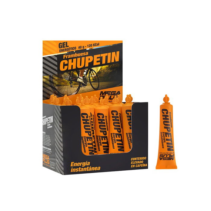 MEGA PLUS CHUPETIN gel energetico fresa 20uds. MEGA PLUS CHUPETIN gel energetico fresa 20uds.