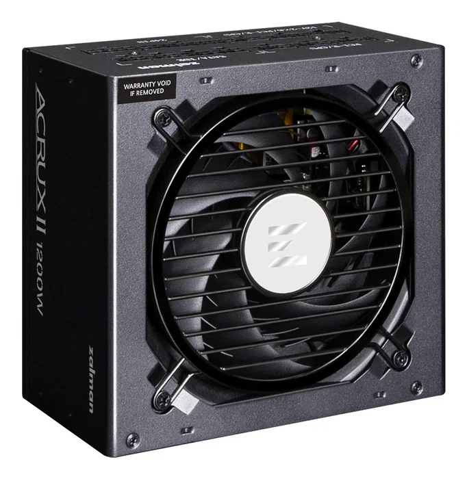 Zalman ACRUX II 1200 W 80 PLUS Platinum Negro