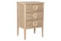 DKD Home Decor Mesita de Noche Abeto y MDF 45x35x69