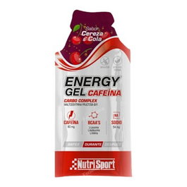NUTRISPORT Energy Gel Cereza-Cola Con Cafeína 24 Uds