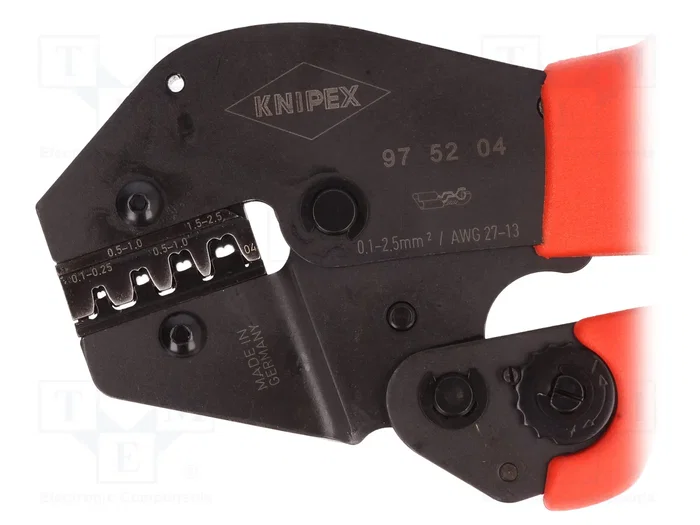 KNIPEX Crimpadora para terminales de cable y conectores sin aislar KNIPEX Crimpadora para terminales de cable y conectores sin aislar