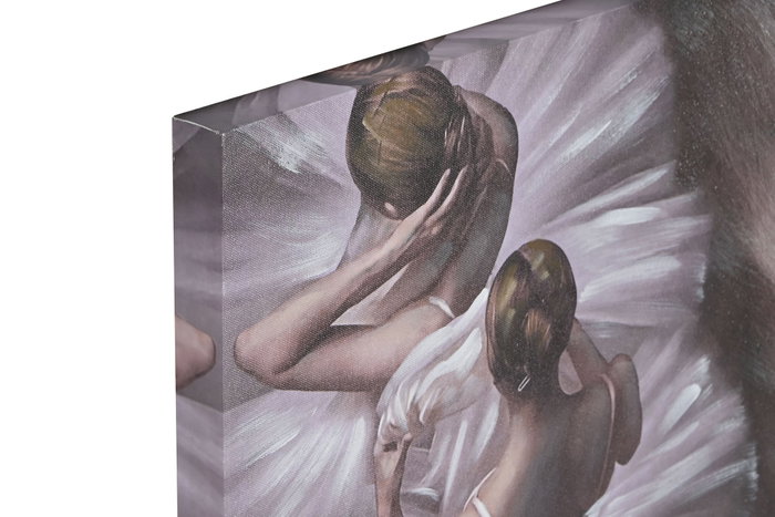 DKD Home Decor Cuadro Lienzo MDF Bailarinas 60x3x80 Surtido de 2 (Pack de 4)