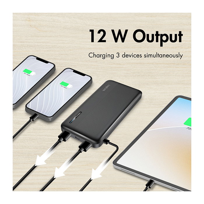 LogiLink Mobile Power Bank 10.000 mAh USB-C negro