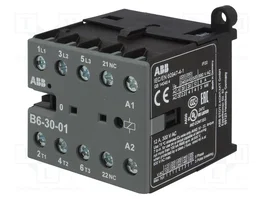 ABB B6 Contactor 3-polar 9A 24VAC
