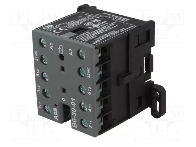 ABB B6 Contactor 3-polar 9A 24VAC
