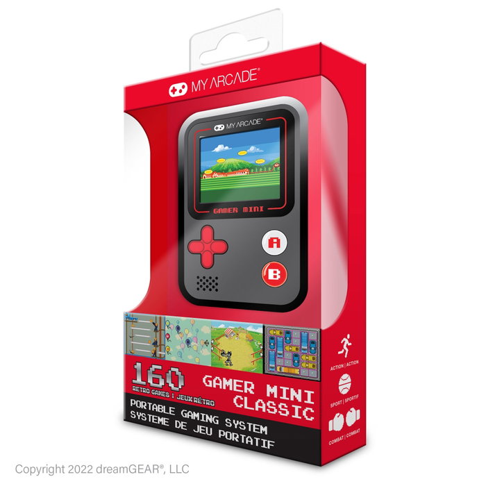 dreamGear My Arcade Gamer Mini Classic Negro y Rojo con 160 Juegos dreamGear My Arcade Gamer Mini Classic Negro y Rojo con 160 Juegos
