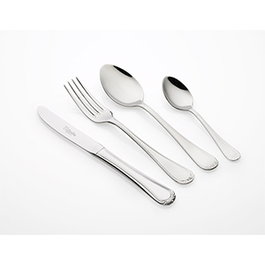 Rhointer Cuchara Mesa Teresa - Cuchara de Acero Inoxidable 18/10 Acabado Pulido para Cubertería (Set de 12)