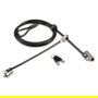 Kensington NanoSaver Slim 2.0 Candado para Portátiles con Doble Cabezal, Llave, Acero al Carbón, Plata/Negro