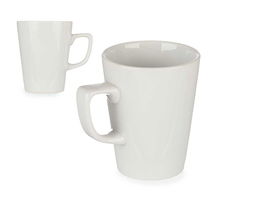 Vessia Taza Desayuno Porcelana 350 ml Medidas 12 x 10.5 x 8.4 cm (Set de 36)