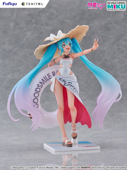 Hatsune Miku GT Project Estatua PVC Tenitol 1/7 Racing Miku 2024: Tropical Ver. 21 cm
