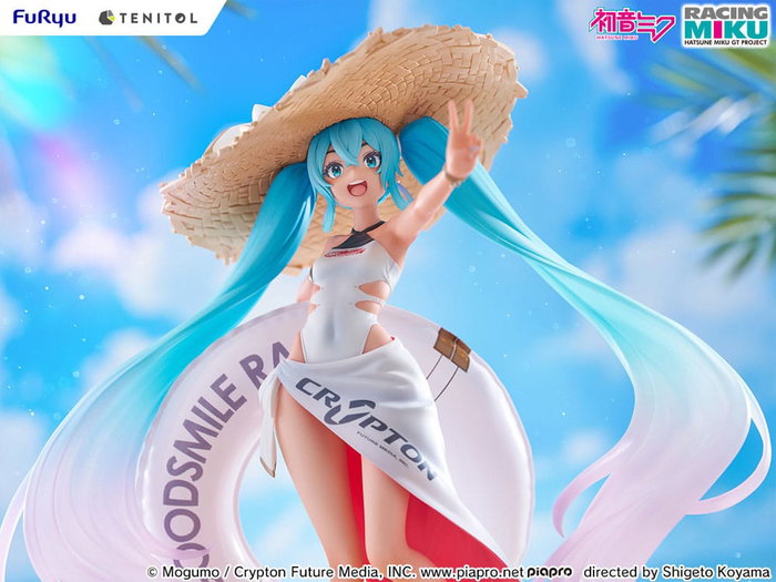 Hatsune Miku GT Project Estatua PVC Tenitol 1/7 Racing Miku 2024: Tropical Ver. 21 cm