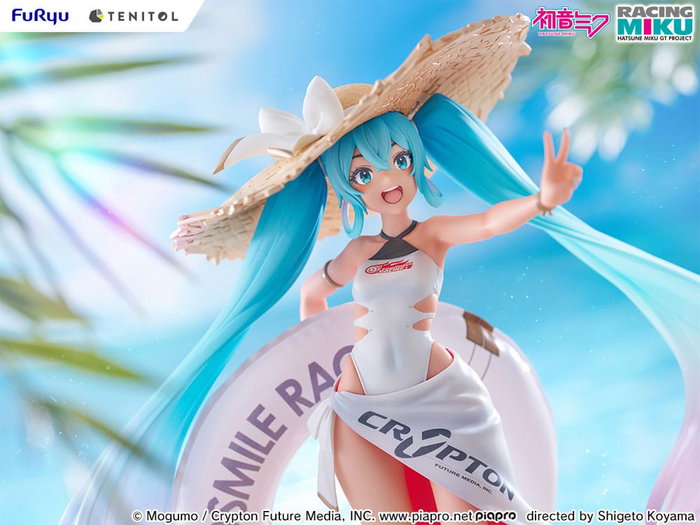 Hatsune Miku GT Project Estatua PVC Tenitol 1/7 Racing Miku 2024: Tropical Ver. 21 cm