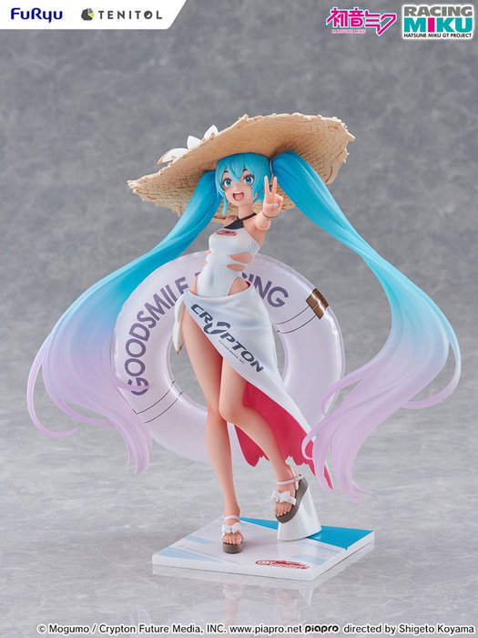 Hatsune Miku GT Project Estatua PVC Tenitol 1/7 Racing Miku 2024: Tropical Ver. 21 cm
