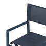 Silla Director Azul Aluminio-Textileno 56 X 53 X 84 cm (Set de 2)