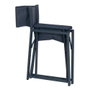 Silla Director Azul Aluminio-Textileno 56 X 53 X 84 cm (Set de 2)